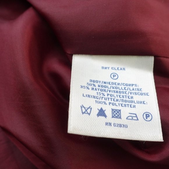 Lands End Skirt 10 Wool Mini Pleated Plaid Windowpane School Grunge Y2K Academia - Picture 7 of 9